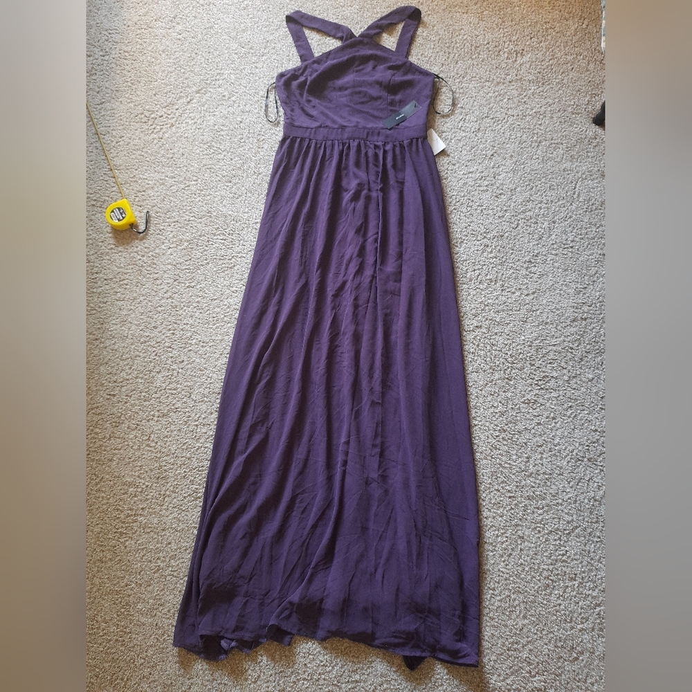 NWT Lulus - Women's Purple Maxi Dress - Large for tall growth - Picture 6 of 14